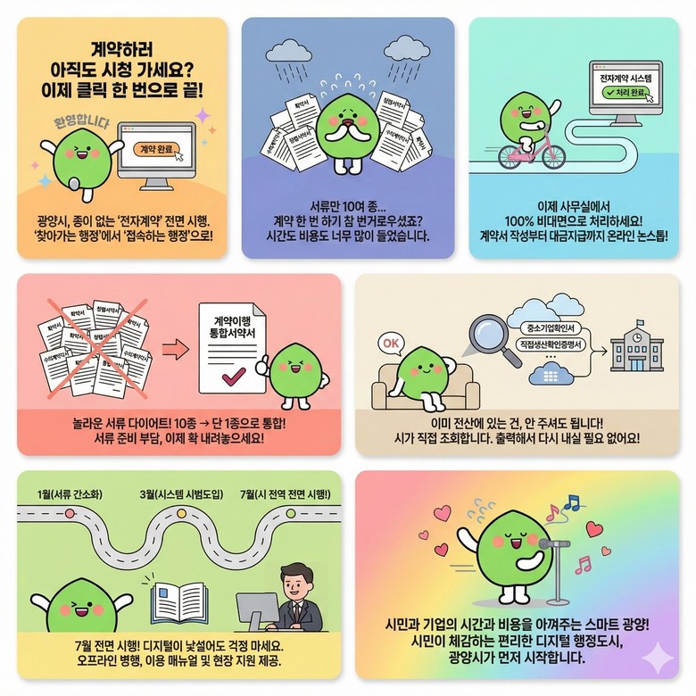 “내 손안의 시청” 광양시, 클릭 한...